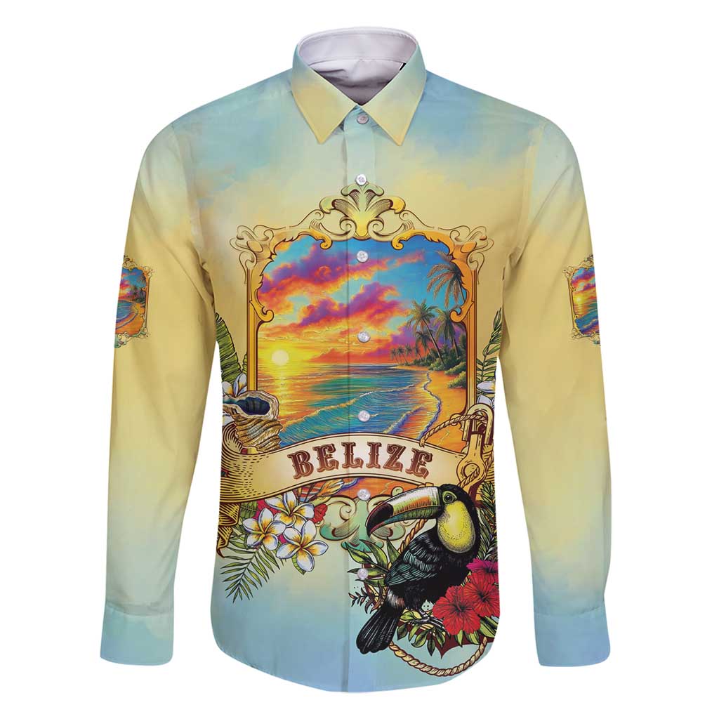 Belize Toucan Family Matching Mermaid Dress and Hawaiian Shirt Belizean Pride Retro Style