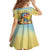 Belize Toucan Family Matching Off The Shoulder Long Sleeve Dress and Hawaiian Shirt Belizean Pride Retro Style