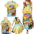 Belize Toucan Family Matching Summer Maxi Dress and Hawaiian Shirt Belizean Pride Retro Style