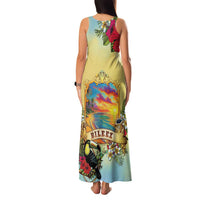 Belize Toucan Family Matching Tank Maxi Dress and Hawaiian Shirt Belizean Pride Retro Style