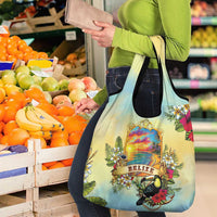 Belize Toucan Grocery Bag Belizean Pride Retro Style