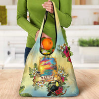 Belize Toucan Grocery Bag Belizean Pride Retro Style