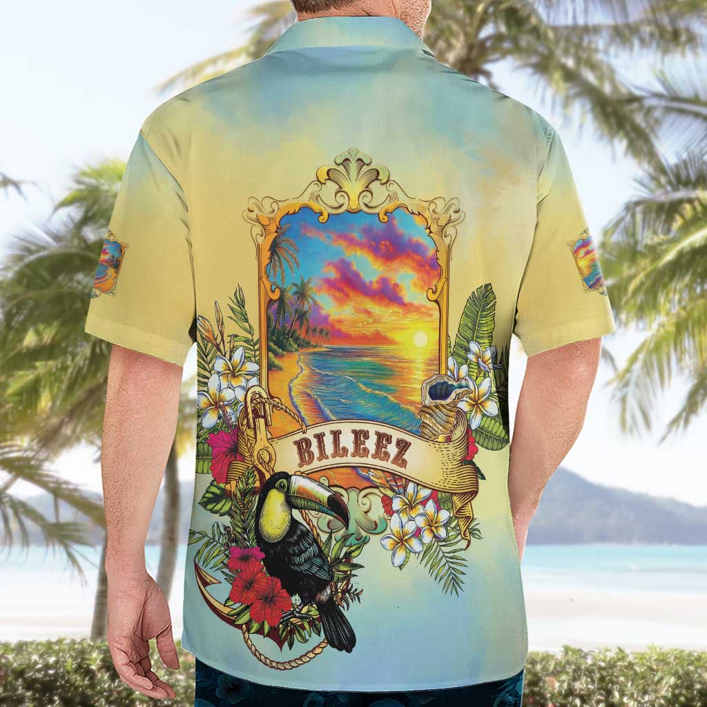 Belize Toucan Hawaiian Shirt Belizean Pride Retro Style