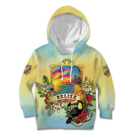 Belize Toucan Kid Hoodie Belizean Pride Retro Style
