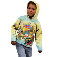 Belize Toucan Kid Hoodie Belizean Pride Retro Style