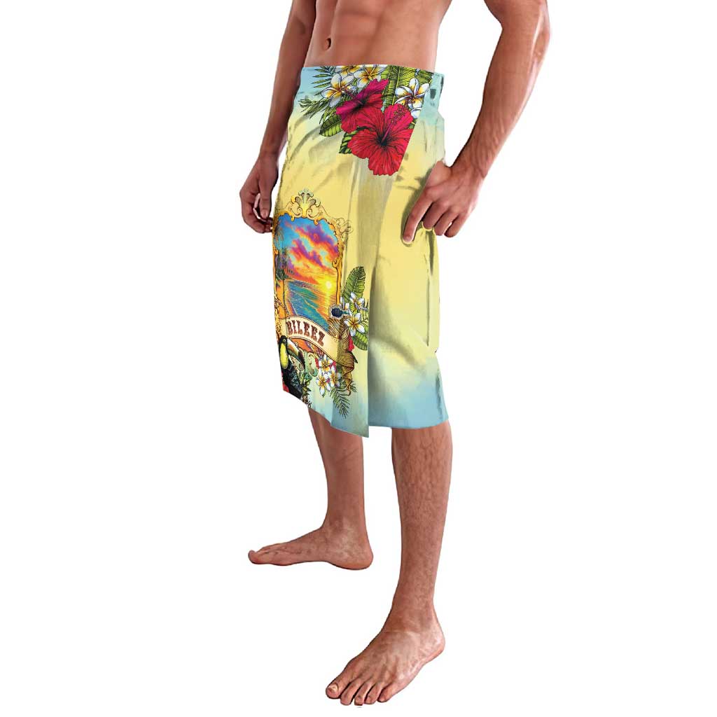 Belize Toucan Lavalava Belizean Pride Retro Style