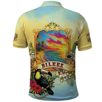 Belize Toucan Polo Shirt Belizean Pride Retro Style
