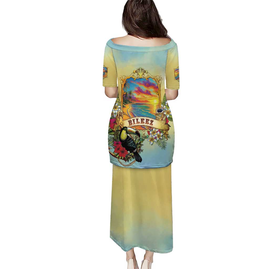 Belize Toucan Puletasi Belizean Pride Retro Style