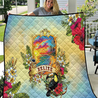 Belize Toucan Quilt Belizean Pride Retro Style