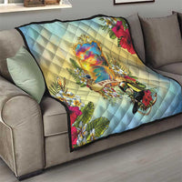 Belize Toucan Quilt Belizean Pride Retro Style