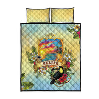 Belize Toucan Quilt Bed Set Belizean Pride Retro Style