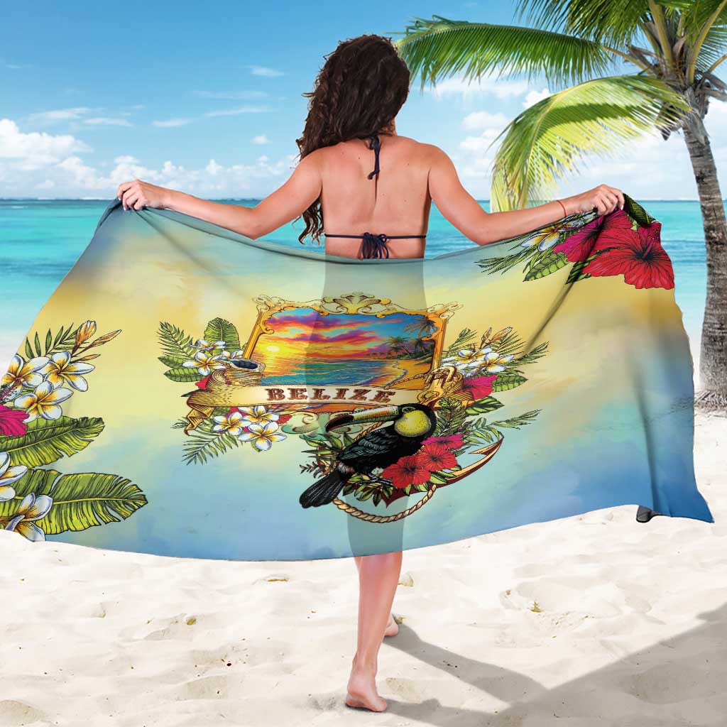 Belize Toucan Sarong Belizean Pride Retro Style