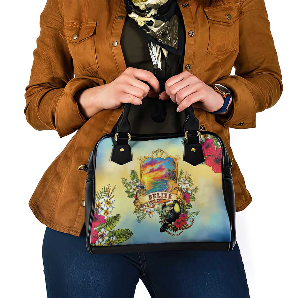 Belize Toucan Shoulder Handbag Belizean Pride Retro Style