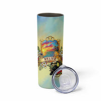 Belize Toucan Skinny Tumbler Belizean Pride Retro Style