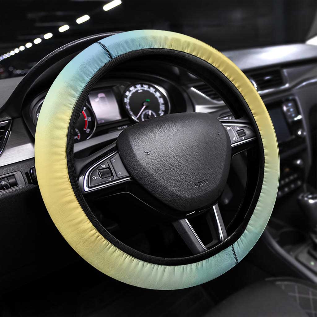 Belize Toucan Steering Wheel Cover Belizean Pride Retro Style