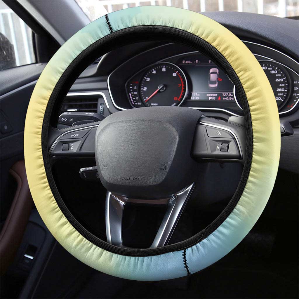 Belize Toucan Steering Wheel Cover Belizean Pride Retro Style