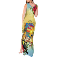 Belize Toucan Tank Maxi Dress Belizean Pride Retro Style