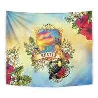 Belize Toucan Tapestry Belizean Pride Retro Style