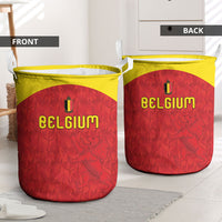 Belgium Football 2026 Laundry Basket Belgian Lion Sporty Style