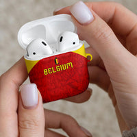 Belgium Football 2026 AirPods Case Belgian Lion Sporty Style