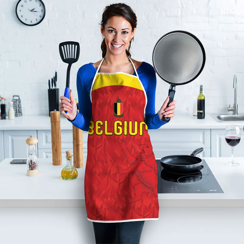 Belgium Football 2026 Apron Belgian Lion Sporty Style