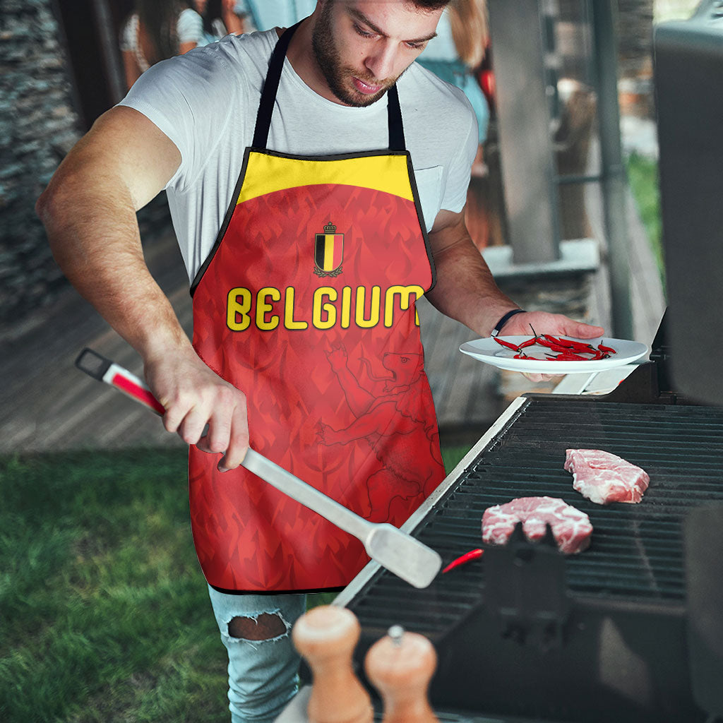 Belgium Football 2026 Apron Belgian Lion Sporty Style