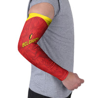 Custom Belgium Football 2026 Arm Sleeves Belgian Lion Sporty Style