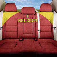 Belgium Football 2026 Back Car Seat Cover Belgian Lion Sporty Style