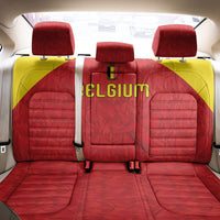 Belgium Football 2026 Back Car Seat Cover Belgian Lion Sporty Style