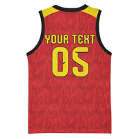 Custom Belgium Football 2026 Basketball Jersey Belgian Lion Sporty Style