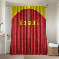 Belgium Football 2026 Bathroom Set Belgian Lion Sporty Style