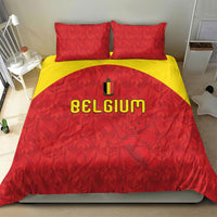 Belgium Football 2026 Bedding Set Belgian Lion Sporty Style