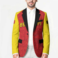 Custom Belgium Football 2026 Blazer Belgian Lion Sporty Style