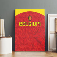 Belgium Football 2026 Canvas Wall Art Belgian Lion Sporty Style