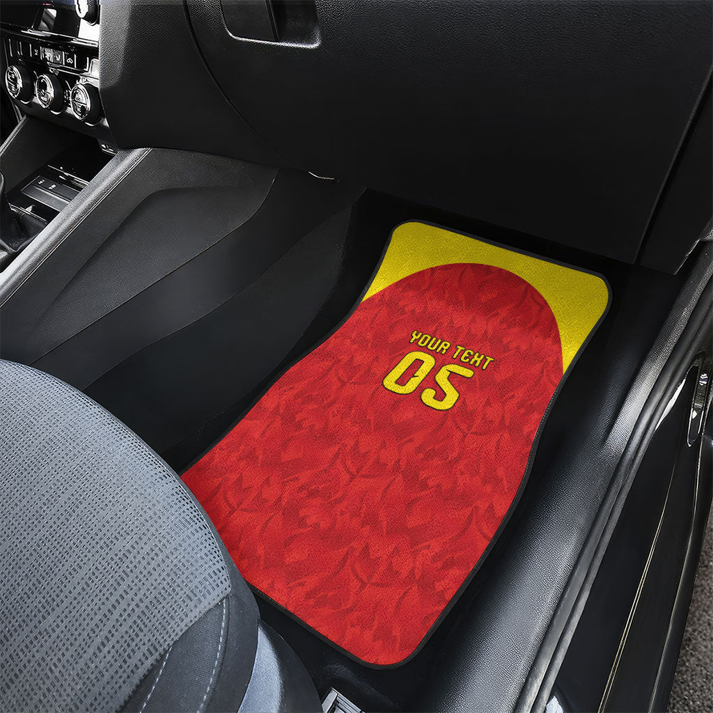 Custom Belgium Football 2026 Car Mats Belgian Lion Sporty Style