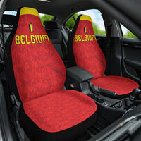 Belgium Football 2026 Car Seat Cover Belgian Lion Sporty Style