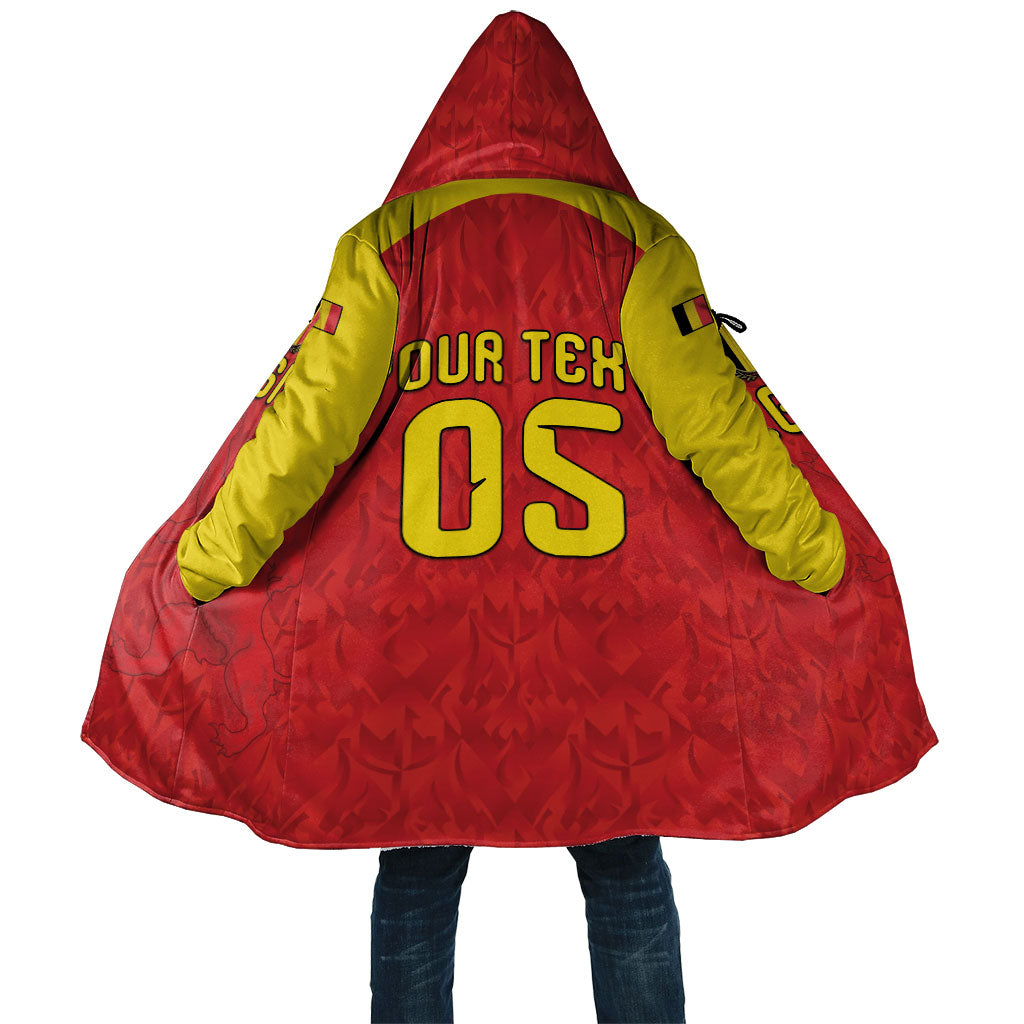 Custom Belgium Football 2026 Cloak Belgian Lion Sporty Style
