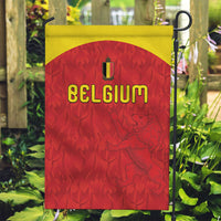 Belgium Football 2026 Garden Flag Belgian Lion Sporty Style