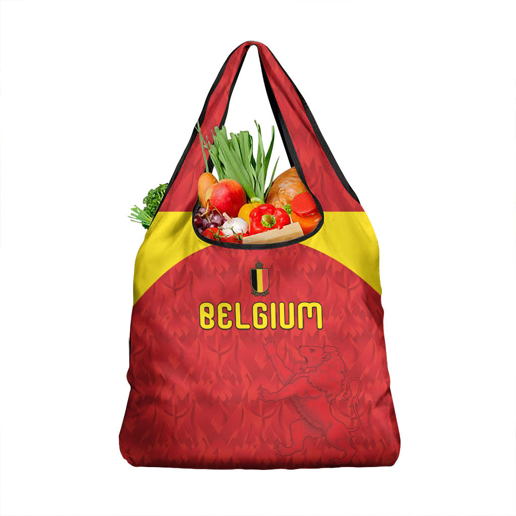 Belgium Football 2026 Grocery Bag Belgian Lion Sporty Style