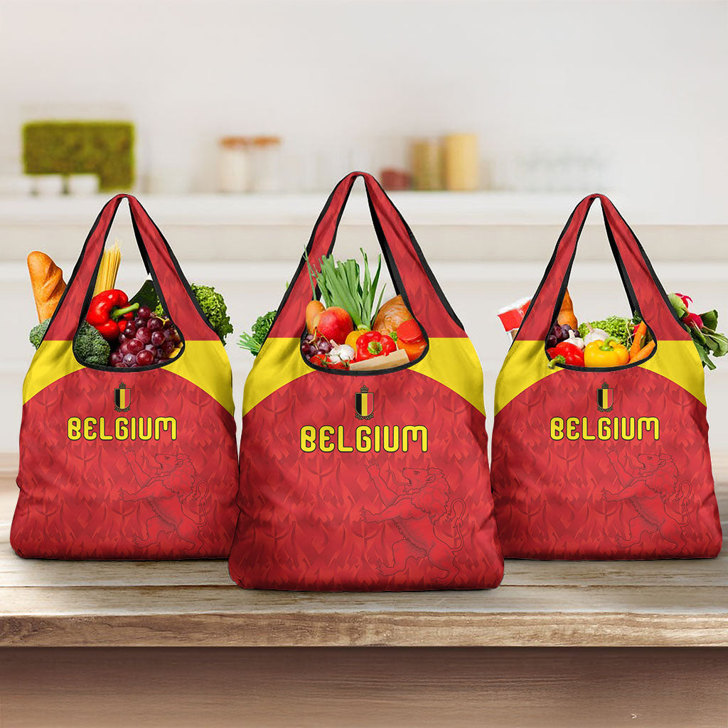 Belgium Football 2026 Grocery Bag Belgian Lion Sporty Style