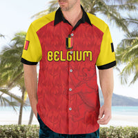 Custom Belgium Football 2026 Hawaiian Shirt Belgian Lion Sporty Style