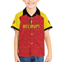 Custom Belgium Football 2026 Hawaiian Shirt Belgian Lion Sporty Style