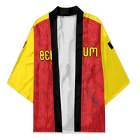 Custom Belgium Football 2026 Kimono Belgian Lion Sporty Style