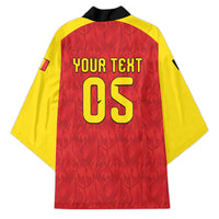 Custom Belgium Football 2026 Kimono Belgian Lion Sporty Style