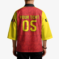 Custom Belgium Football 2026 Kimono Belgian Lion Sporty Style