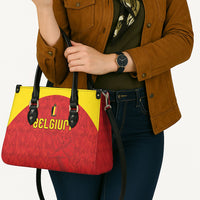 Belgium Football 2026 Leather Bag Belgian Lion Sporty Style
