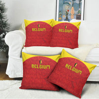 Belgium Football 2026 Pillow Cover Belgian Lion Sporty Style