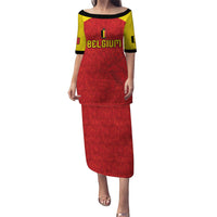 Custom Belgium Football 2026 Puletasi Belgian Lion Sporty Style