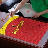 Belgium Football 2026 Puzzle Belgian Lion Sporty Style