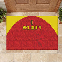 Belgium Football 2026 Rubber Doormat Belgian Lion Sporty Style